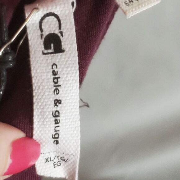 Cable & Gauge | Purple Velour Jogger Set | Size XL | NWT - Picture 10 of 11